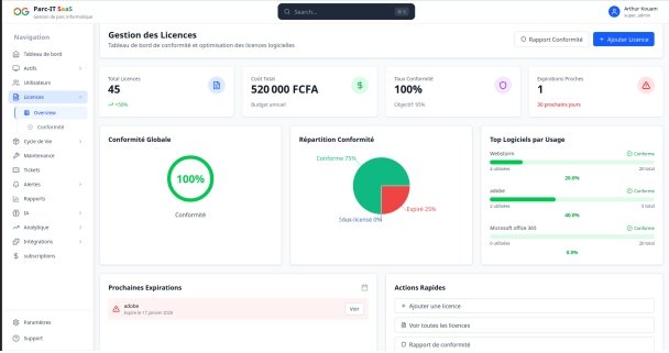 Gestion des Licences